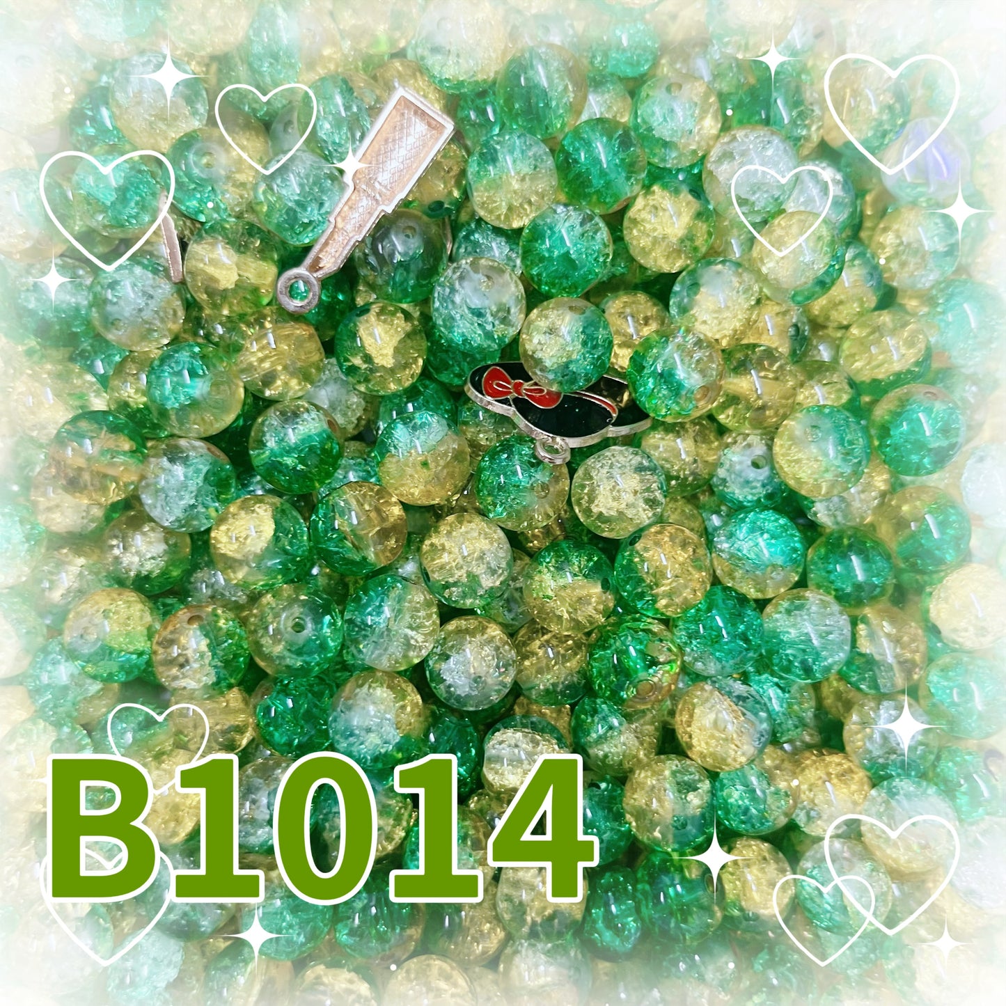 【BB1】熊ボトル500ml＆ビーズ