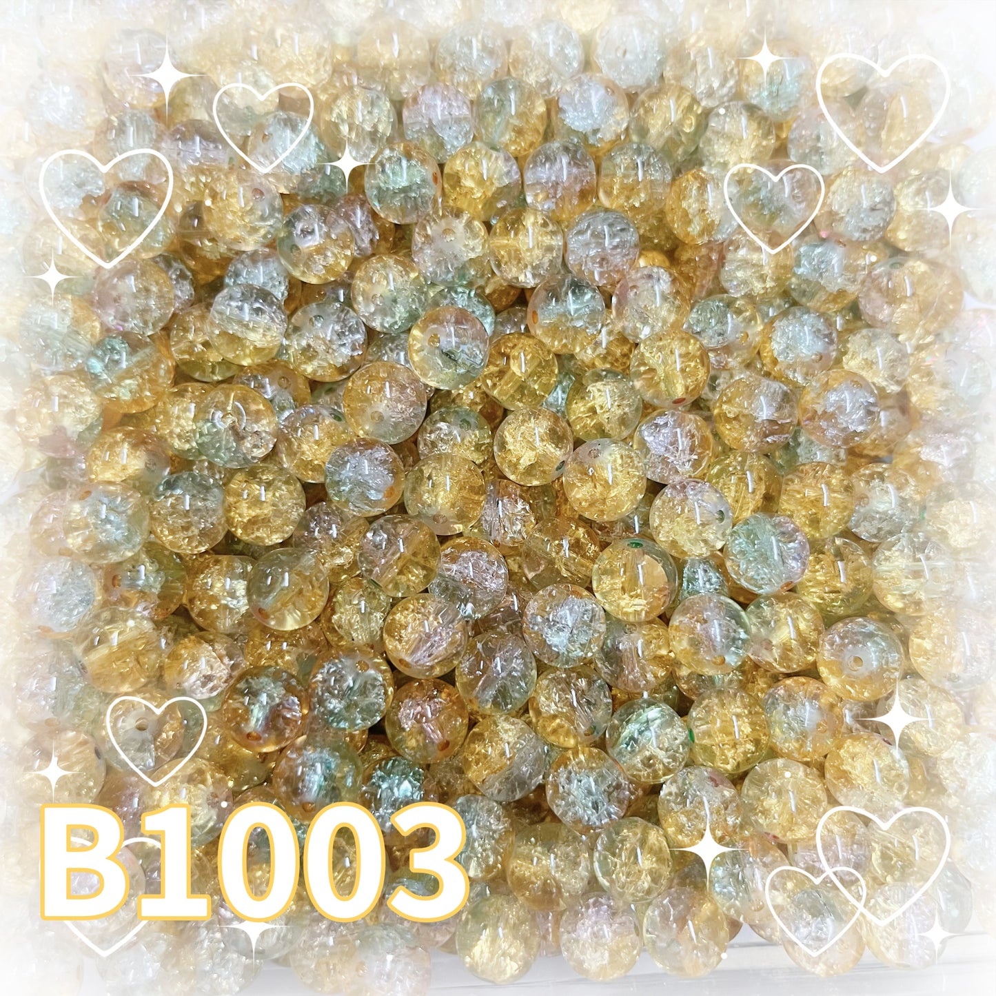 【BB1】熊ボトル500ml＆ビーズ