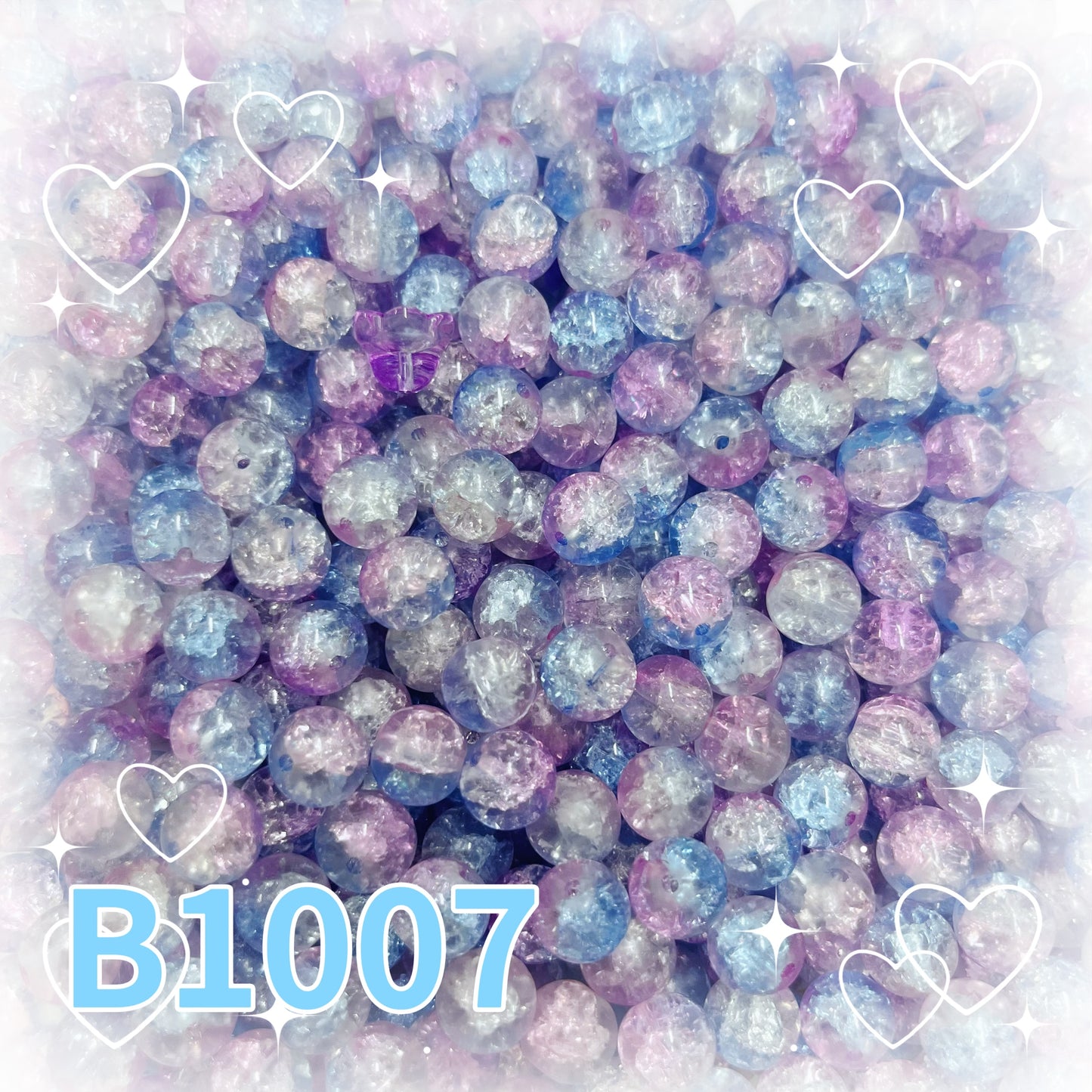 【BB1】熊ボトル500ml＆ビーズ